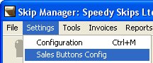  Sales Order / Billing Screen Buttons Configuration Menu Option 